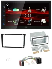 JVC USB Bluetooth MP3 DAB 2DIN Autoradio für Opel Corsa C Meriva Signum Vectra B