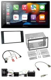 Pioneer DAB Bluetooth 2DIN USB Lenkrad Autoradio für Ford Kuga 2008-12 schwarz
