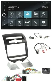Blaupunkt 2DIN Lenkrad TMC Bluetooth USB DAB Navigation für Hyundai ix20 ab 2010