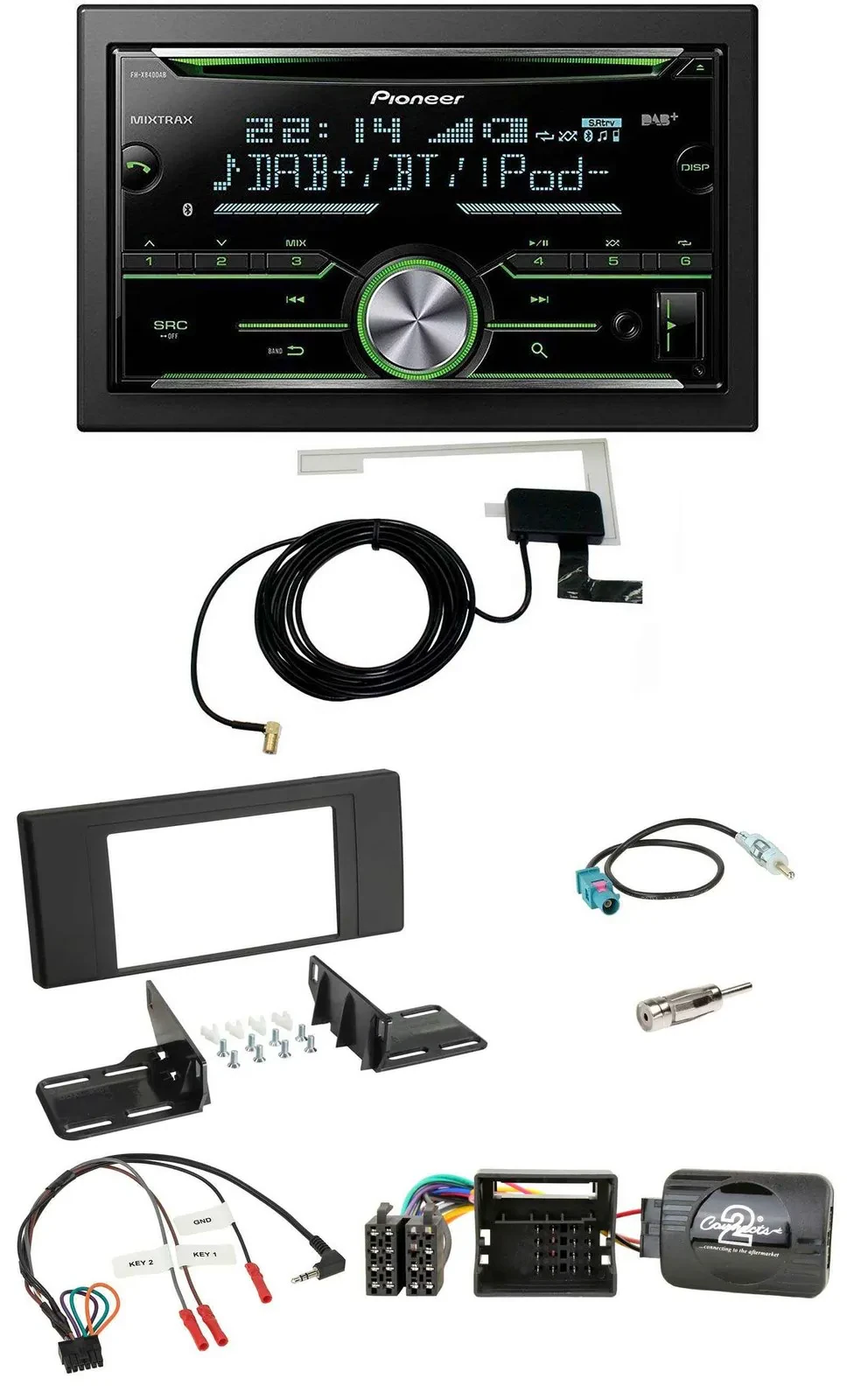 Pioneer CD USB Lenkrad Bluetooth 2DIN DAB Autoradio für Land Rover Range Rover V