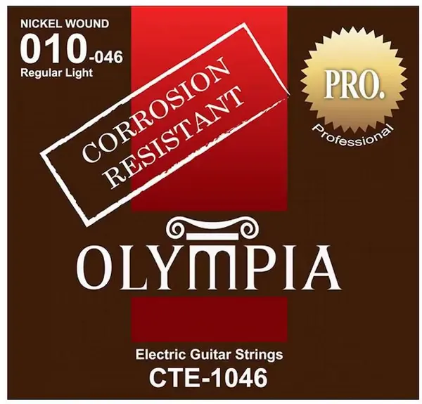 Струны для электрогитары Olympia CTE 1046 Coated Nickel Wound 10-46