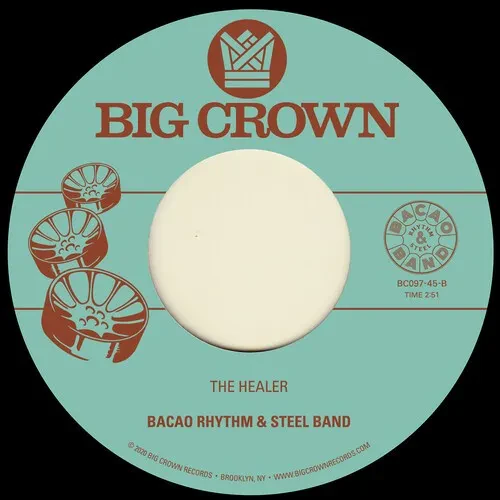 Виниловая пластинка Bacao Rhythm & Steel - My Jamaican Dub B/w The Healer [New 7" Vinyl]