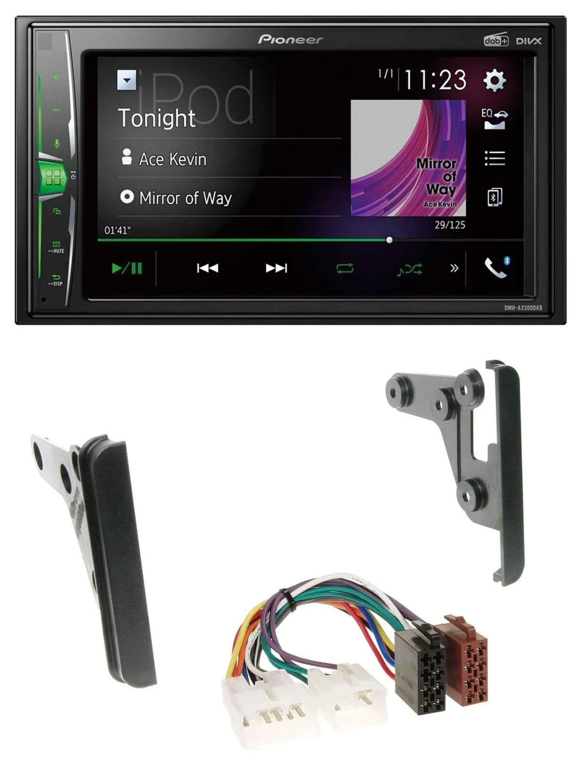 Pioneer 2DIN MP3 DAB USB Bluetooth Autoradio für Toyota 4Runner 03-09 Echo 00-05