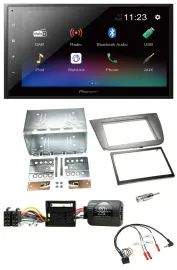 Pioneer USB Bluetooth DAB 2DIN Lenkrad Autoradio für Seat Altea Altea XL Toledo