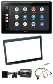 Pioneer 2DIN Lenkrad USB Bluetooth DAB Autoradio für Citroen C3 C2 Berlingo schw