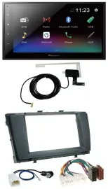 Pioneer DAB MP3 Bluetooth 2DIN USB Autoradio für Toyota Avensis 2009-2015