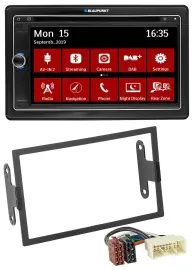 Blaupunkt Bluetooth DAB 2DIN USB DVD MP3 Autoradio für Nissan Xterra 2000-2004