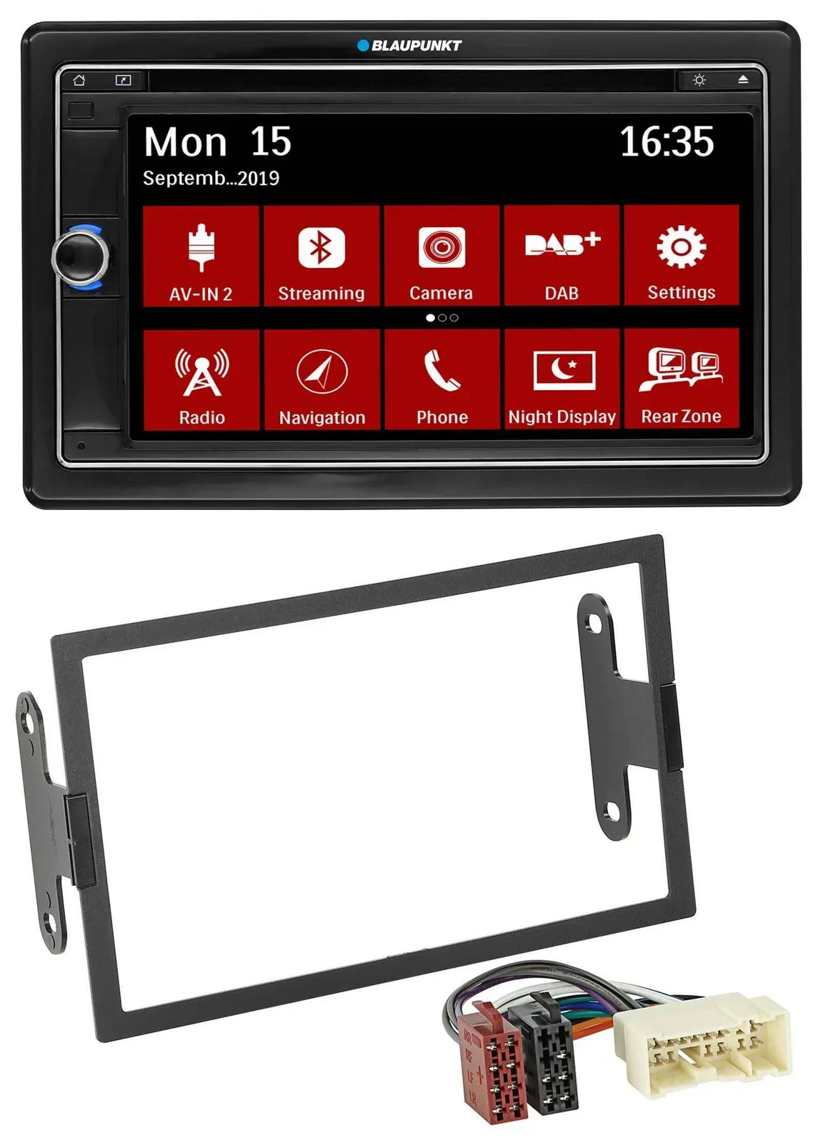 Blaupunkt Bluetooth DAB 2DIN USB DVD MP3 Autoradio für Nissan Xterra 2000-2004