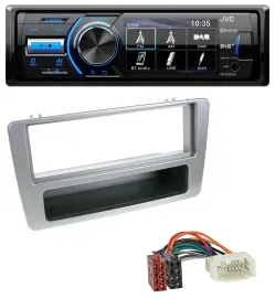 JVC Bluetooth MP3 USB DAB Autoradio für Honda Civic 01-03 silber man. Klima.