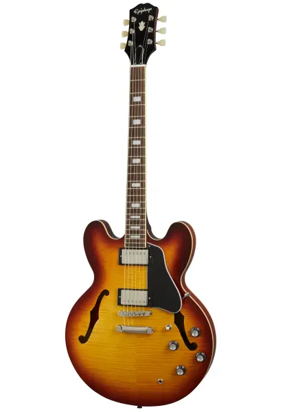 Электрогитара полуакустическая Epiphone ES-335 Figured Raspberry Tea Burst