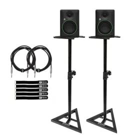 Mackie CR5BT 5.25" Powered Bluetooth Studio Monitor Speakers with Stands
