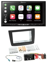 Автомагнитола для Alfa Romeo Mito (955, с 2014) Pioneer 2-DIN, MP3, USB, DAB, DVD, Bluetooth