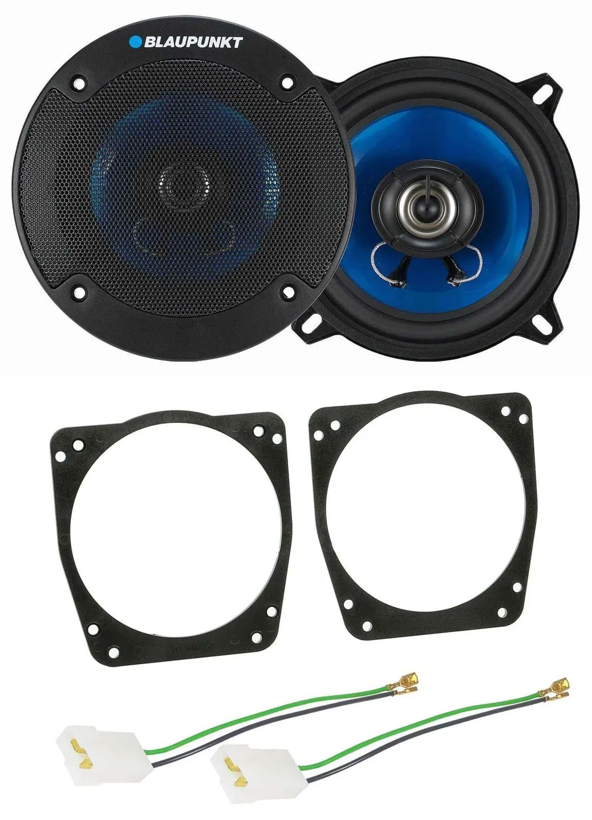 Blaupunkt 13cm 210Watt 2-Wege Lautsprecher für Ford Fiesta 89-01 Fronttür Auto B