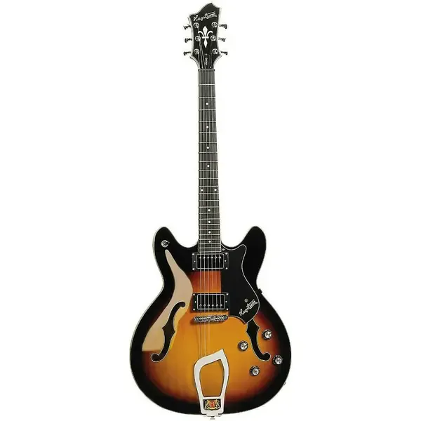 Электрогитара полуакустическая Hagstrom Viking Semi-Hollowbody Tobacco Sunburst