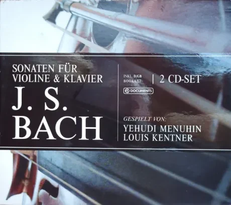 YEHUDI MENUHIN / LOUIS KENTNER - Bach: Sonatas For Violin & Piano (2CD)