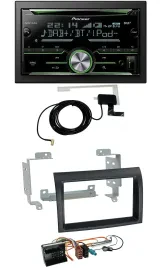 Автомагнитола Pioneer 2DIN, CD, USB, MP3, Bluetooth, DAB для Citroen Jumper (2006–2011)