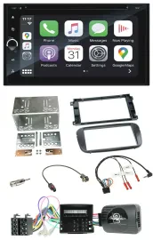 Автомагнитола Blaupunkt 2 DIN Bluetooth DAB USB DVD для Ford C‑Max/Galaxy/Focus