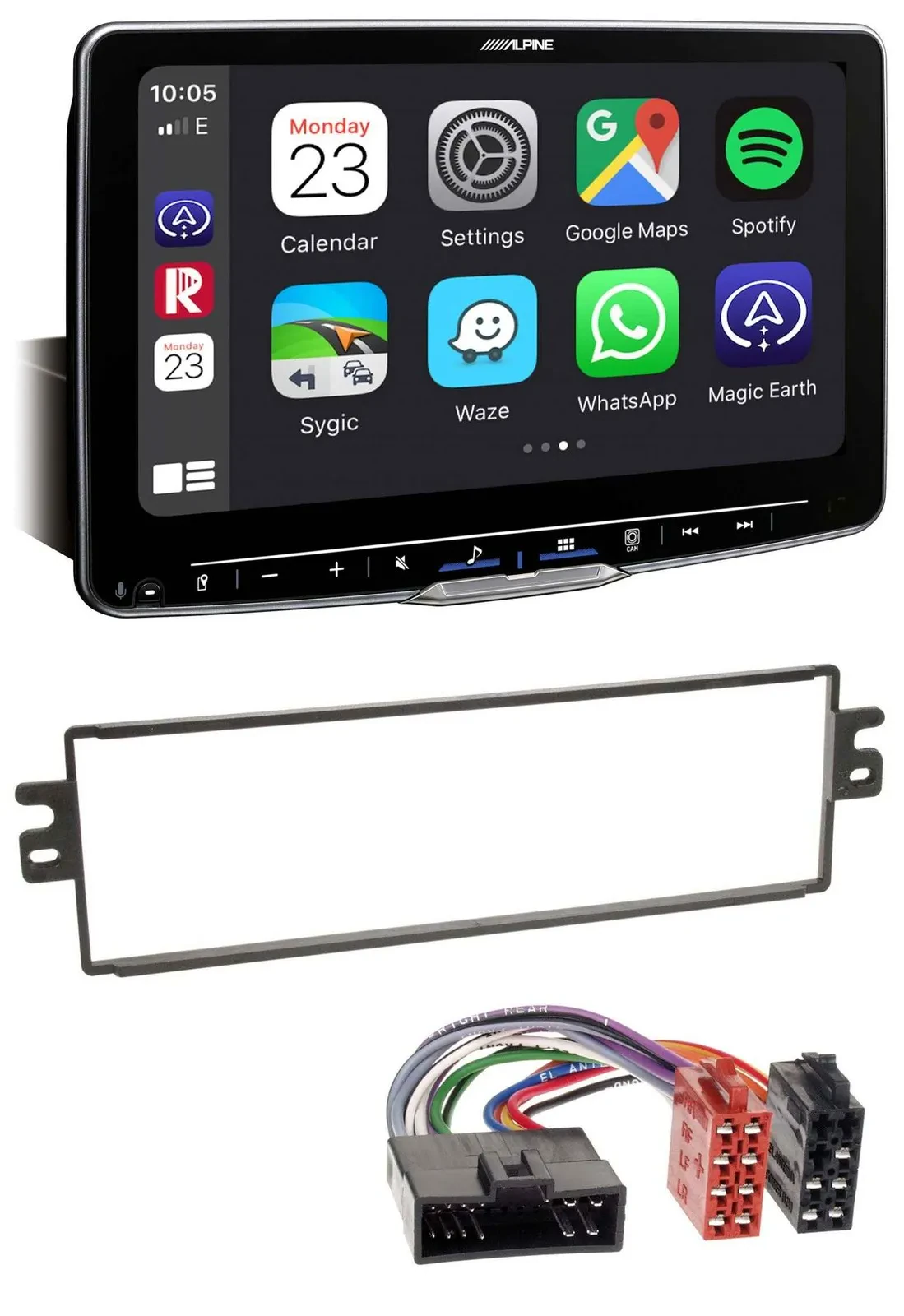 Alpine Bluetooth MP3 USB DAB Autoradio für Kia Rio Clarus Carens bis 2002