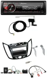 Pioneer MP3 Lenkrad CD DAB USB Autoradio für Ford C-Max Kuga Klavierlack schwarz