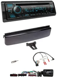 Kenwood Bluetooth USB CD Lenkrad DAB Autoradio für Ford Mondeo Focus piano-schwa