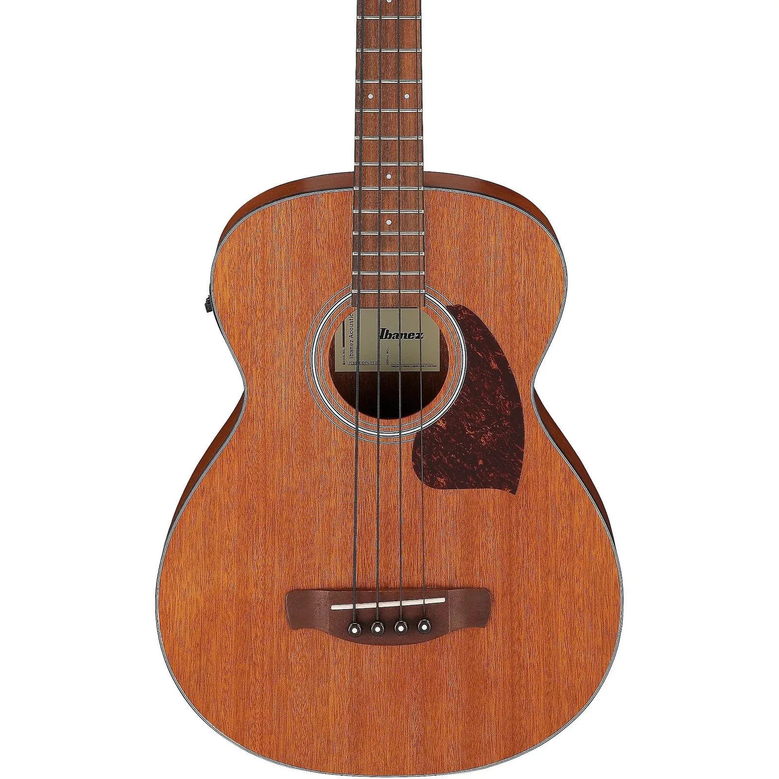 Ibanez PCB54E 4-S Acoustic-Electric Bass Guitar, Meranti Top, Open Pore Natural