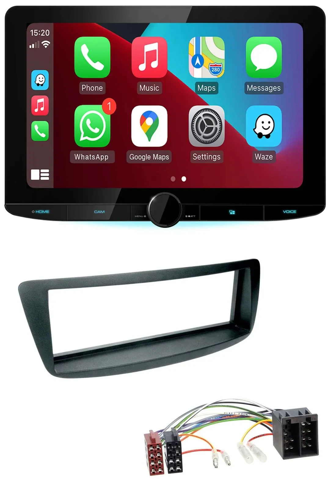 Kenwood MP3 USB DAB Bluetooth Autoradio für Citroen C1 Peugeot 107 (05-14)