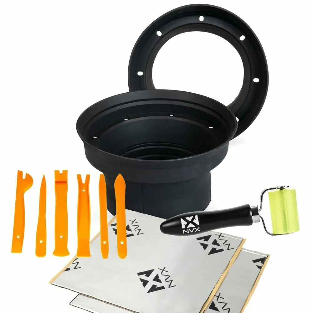 NVX XBAF65 6.5" Car Speaker Installation Accessories Kit Package
