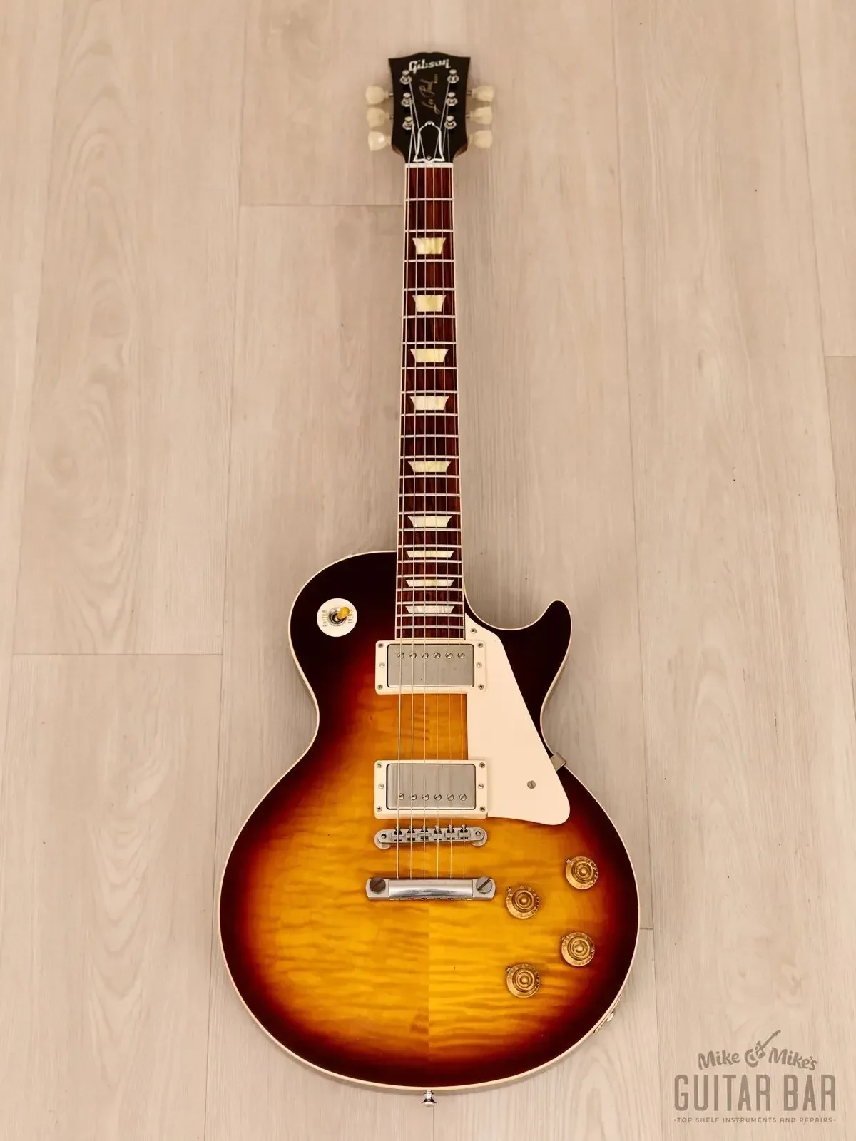 Электрогитара Gibson Custom Shop Historic 1959 Les Paul Standard R9 Bourbon Burst USA 2013 w/Case