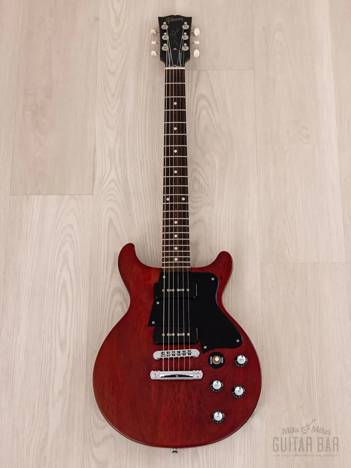 Электрогитара Gibson Les Paul Special Double Cut P90 Worn Cherry w/gigbag USA 2005
