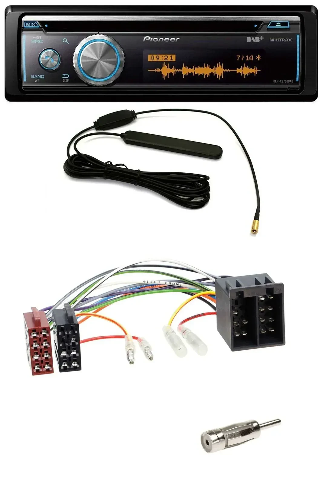 Автомагнитола для Porsche Boxster (1996–2004) Pioneer CD/USB/Bluetooth/DAB/MP3