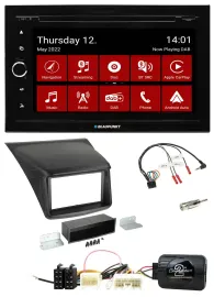 Автомагнитола для Mitsubishi L200 (2010) Blaupunkt 2DIN, Bluetooth, USB, DAB, TMC, навигация