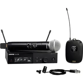 Микрофонная радиосистема Shure SLXD124/85 Combo System w/Bodypack, Receiver SM58 and WL185 Band G58