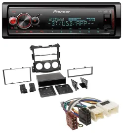Pioneer Bluetooth USB MP3 DAB Autoradio für Nissan 370Z (ab 2009)