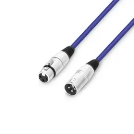 Микрофонный кабель Adam Hall K3MMF0100BL Blue 1 м