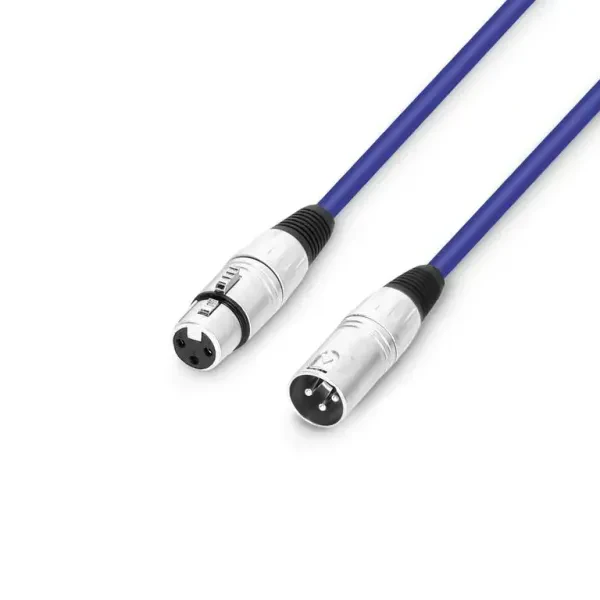 Микрофонный кабель Adam Hall K3MMF0100BL Blue 1 м