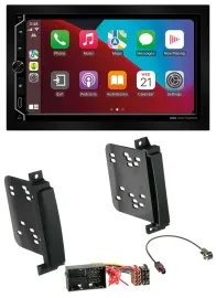 ESX 2DIN DAB USB MP3 Bluetooth Autoradio für Jeep Grand Cherokee Dodge Durango a