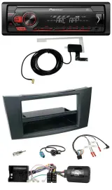 Pioneer 1DIN USB DAB MP3 Lenkrad Autoradio für Mercedes CLS E-Klasse 2002-2008 W