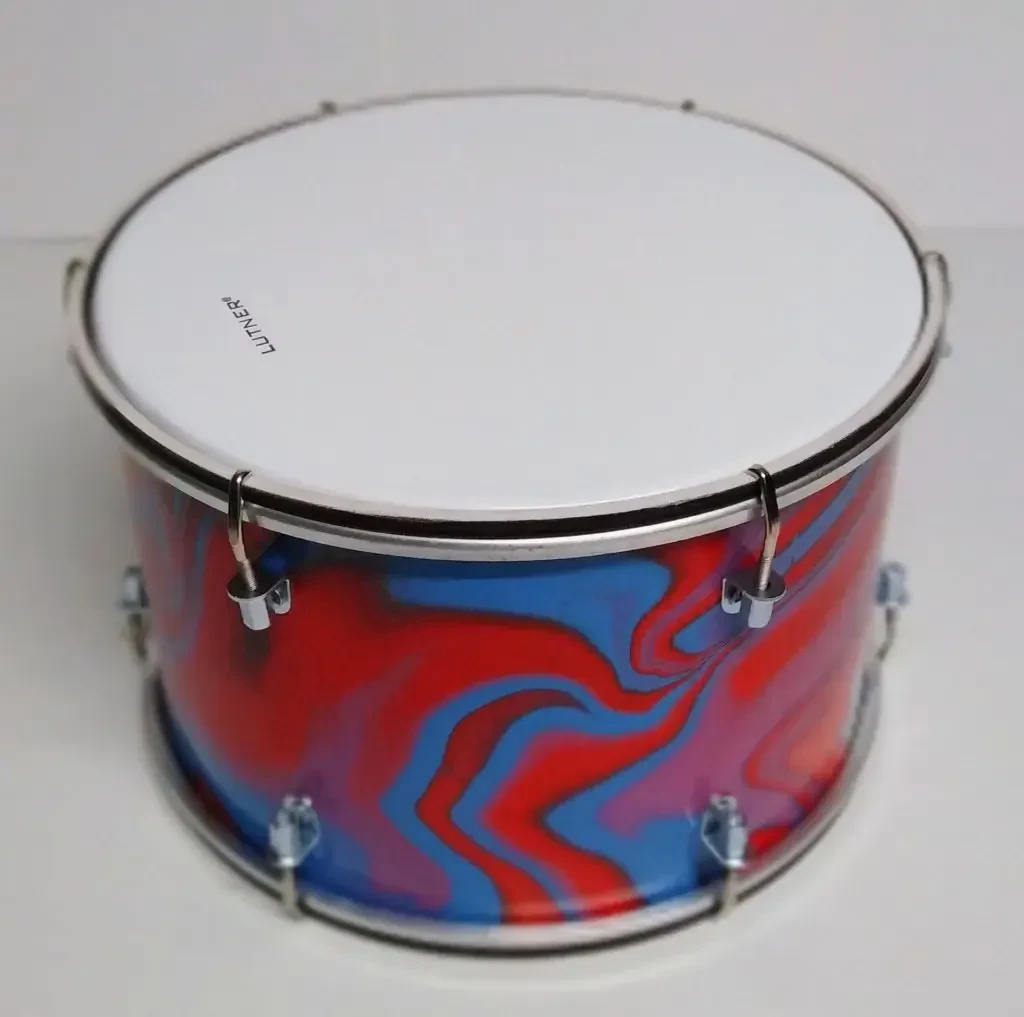 BD-10-2А3 Барабан детский 10" 25х21см, "Космос", палочки, ремень, Мастерская Бехтеревых