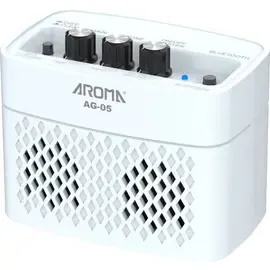 Комбоусилитель для электрогитары Aroma E05 Mini Bluetooth Electric Amp White