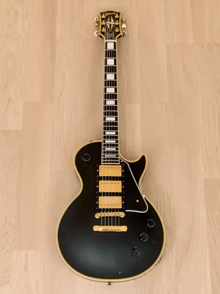 Электрогитара Gibson Custom Shop Historic 1957 Les Paul Custom Mickey Baker HHH Ebony w/case USA 1994