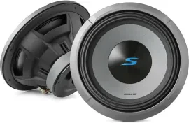 Alpine S2-W12D4 600W RMS 12" S-Series Dual 4-ohms Car Subwoofer