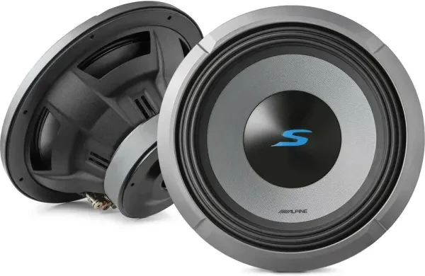 Alpine S2-W12D4 600W RMS 12" S-Series Dual 4-ohms Car Subwoofer
