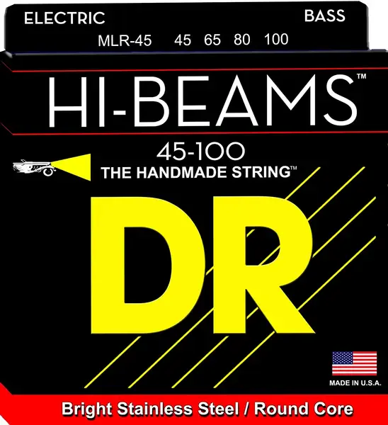 Струны для бас-гитары DR Strings Hi-Beam MLR-45 45-100