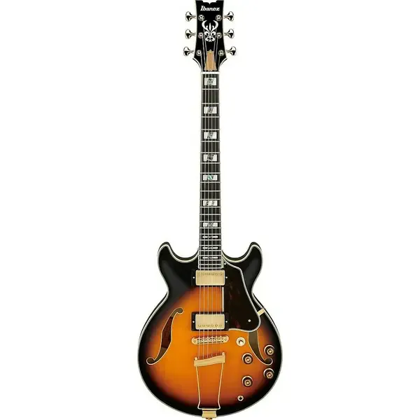 Электрогитара полуакустическая Ibanez AM2000H Artstar Full Hollowbody Brown Sunburst