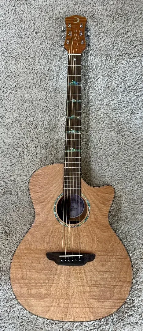 Б/У Электроакустическая гитара Luna Guitars High Tide HT EXM GCE Grand Concert, махагони