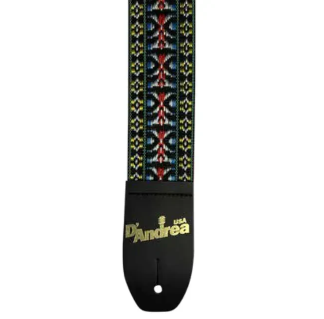 Ремень для гитары D'Andrea 1313-3 Tapestry Red Yellow Blue