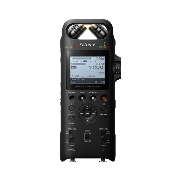 Sony PCM-D10 High-Resolution Audio Digital Recorder with 3-Way Adjustable Mic