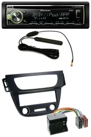 Автомагнитола Pioneer для Renault Megane 3 (2009–2014) MP3, USB, CD, DAB, AUX, Quadlock, черная