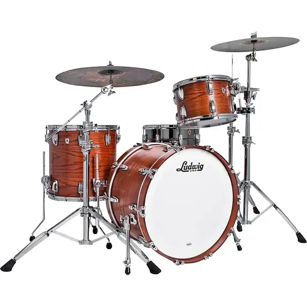 Ударная установка акустическая Ludwig Classic Oak 3-Piece Fab Shell Pack w/22 in. Bass Drum Tennessee Whiskey