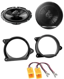 Динамик для авто Pioneer 3-полосный 300 Вт 6.5" для Peugeot 207 (с 2006), передняя дверь